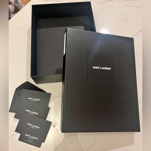 New Yves Saint Laurent box with envelope